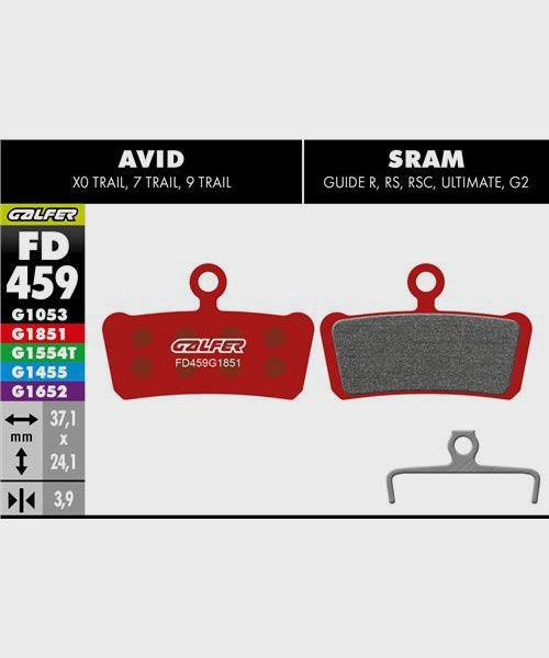 Galfer Advanced Bike Disc Brake Pad
