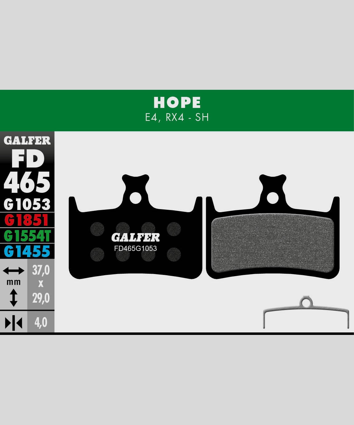 Galfer Standard Bike Disc Brake Pad
