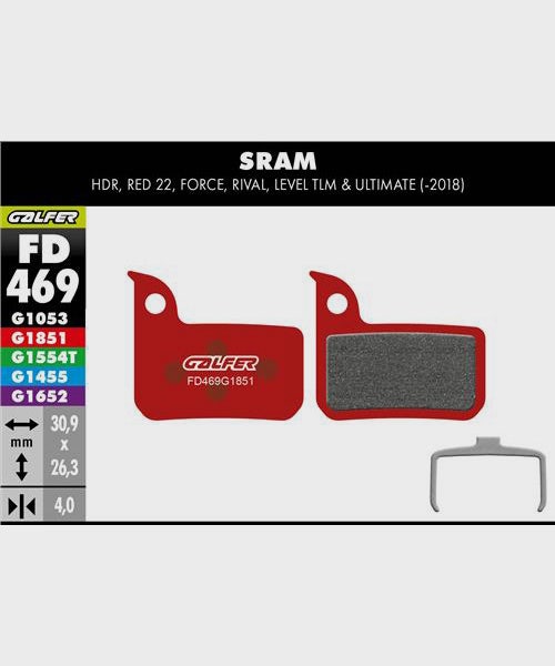 Galfer Advanced Bike Disc Brake Pad
