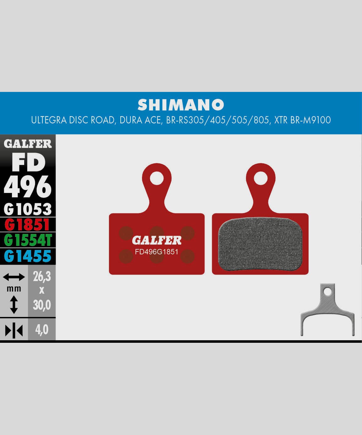 Galfer Advanced Bike Disc Brake Pad