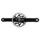 Sram Crankset Xxsl Eagle Q174 55Mm Chainline Dub Black 34T T-Type (Bb Not Included) 2022