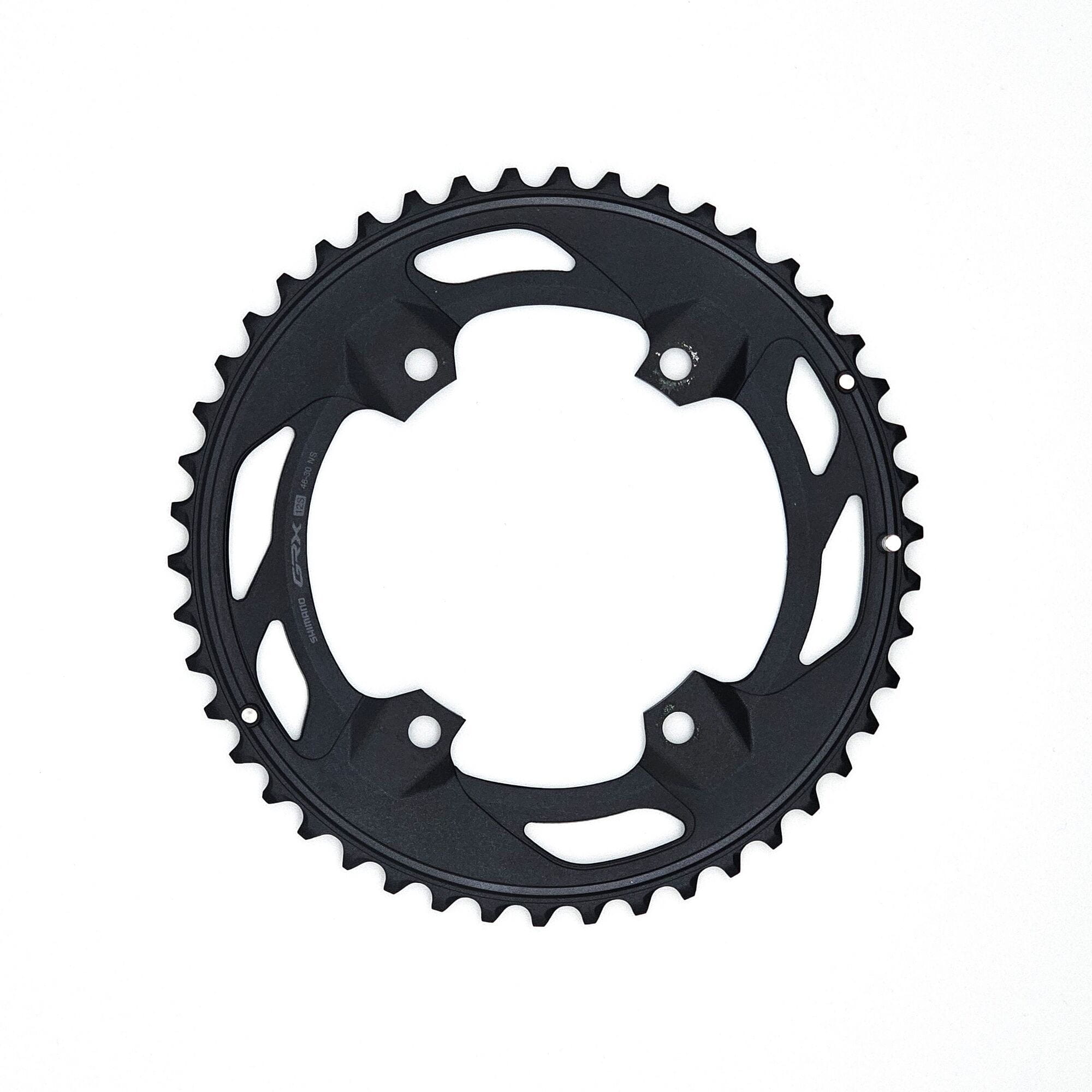 Shimano Fc-Rx610-2 Grx 12 Speed Double Outer Chainring 46T-Ns For 46-30T Chain Ring
