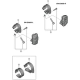 Shimano Sw-En600 Stay 22.2 Mm With Nut Spares & Accessories