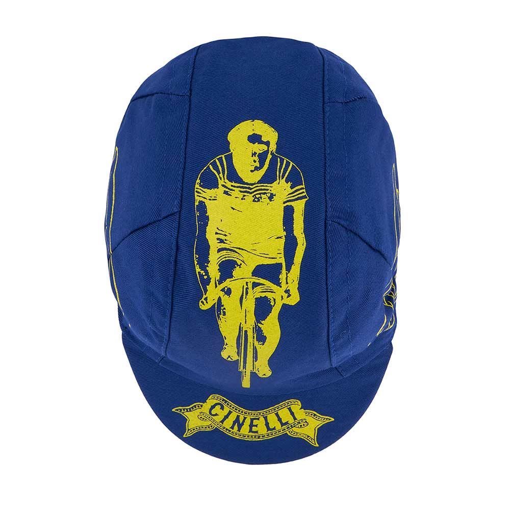 Cinelli Milano Bike Veterans Blue Cap Headwear