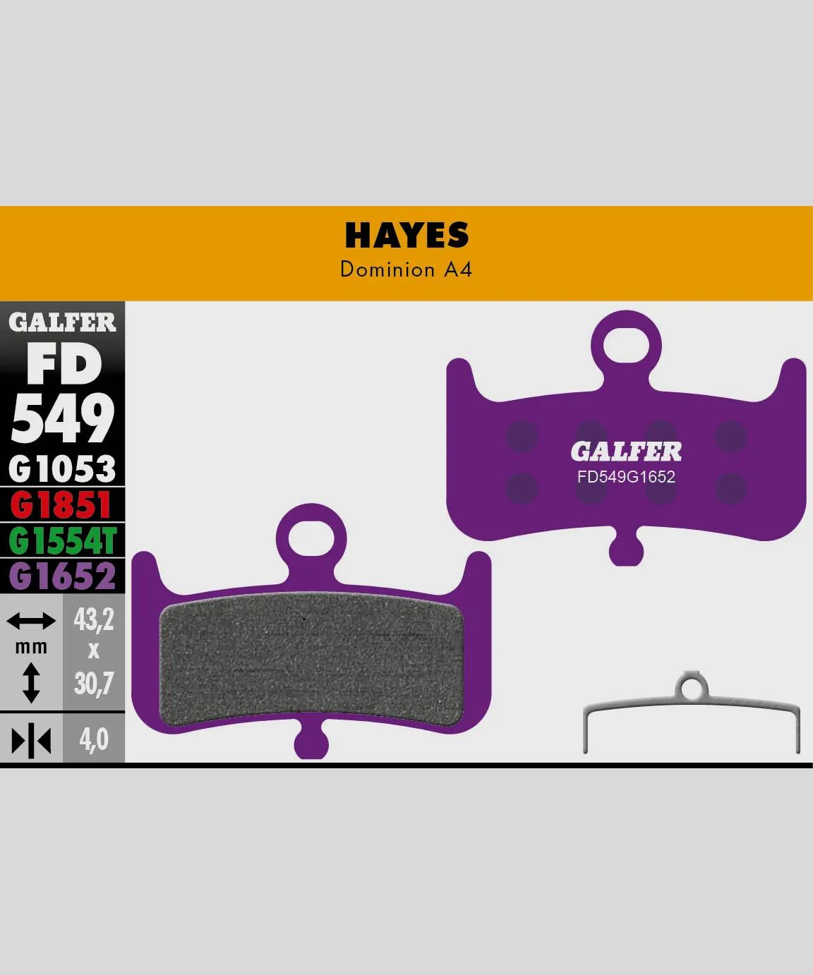 Galfer E-Bike Disc Brake Pad