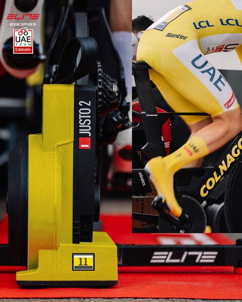 Elite Home Trainers - Justo 2 direct drive FE-C mag trainer Limited Edition Yellow