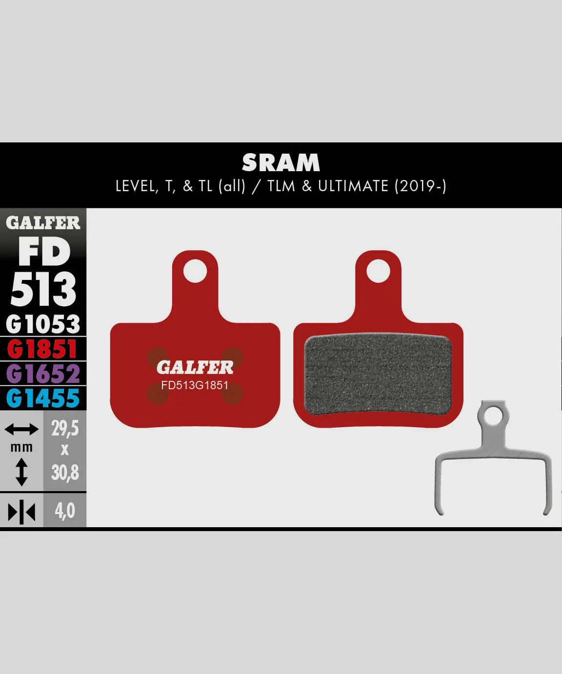 Galfer Advanced Bike Disc Brake Pad