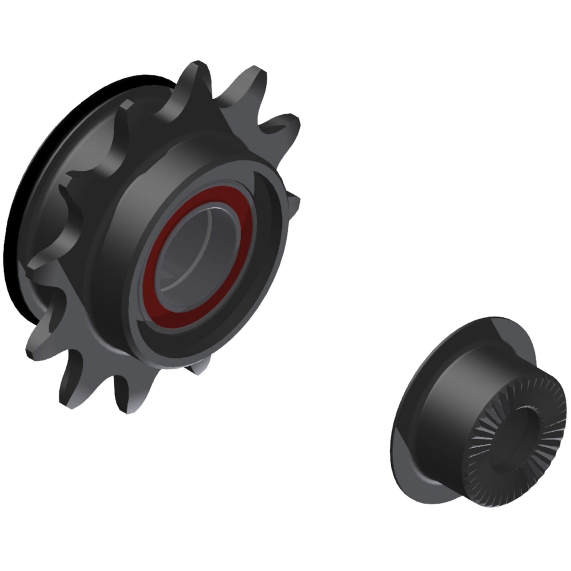 DT Swiss Steel Ratchet LN freehub conversion kit with 12-tooth bolt-on dirt jump hub for 135x10 bikes, component upgrade.