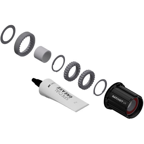 DT Swiss Hub Spares - Ratchet LN conversion kit for 3-Pawl hubs, MTB, 18-tooth, SRAM XD Hybrid Steel