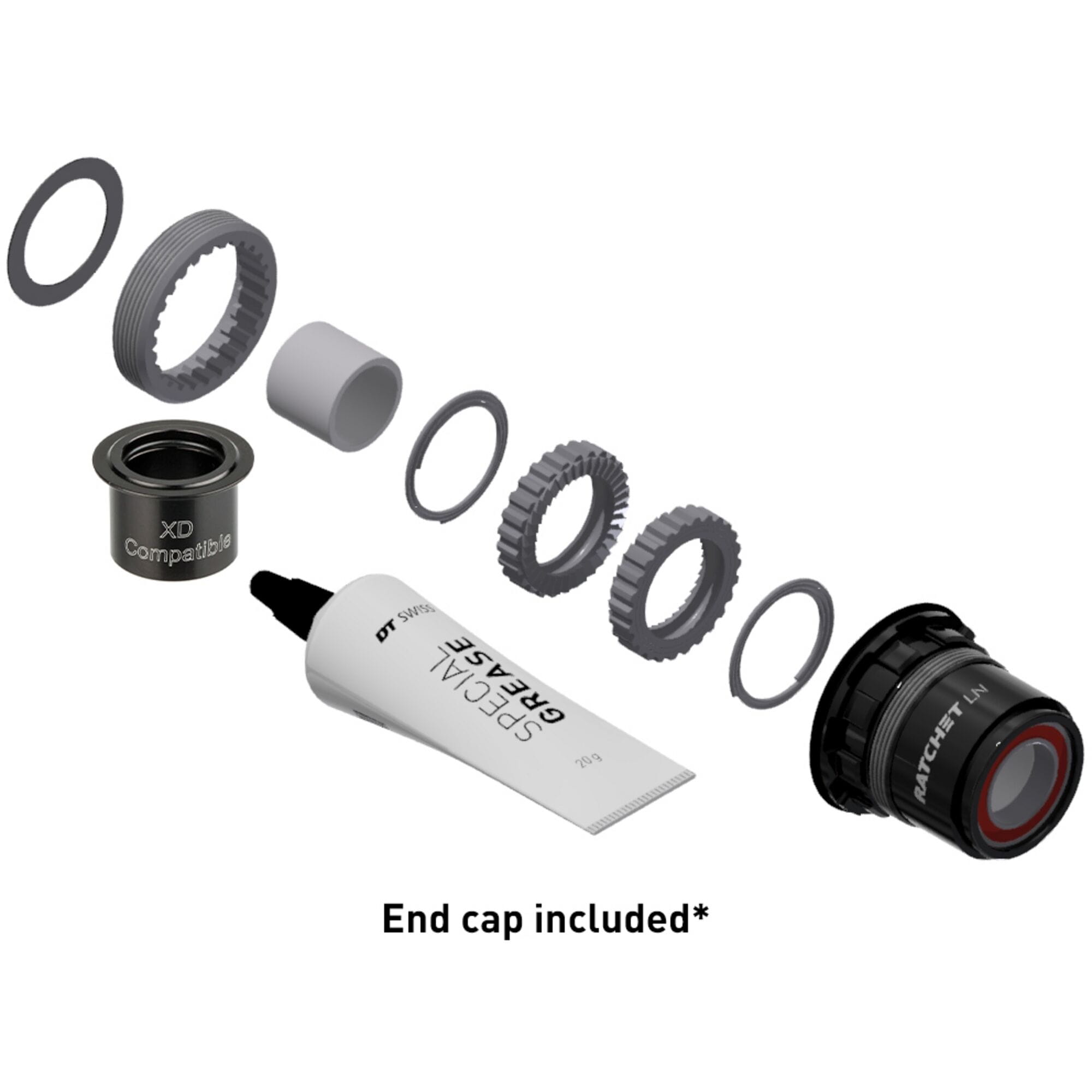 DT Swiss Freehub - Ratchet LN conversion kit for 3-Pawl hubs, MTB, 36-tooth