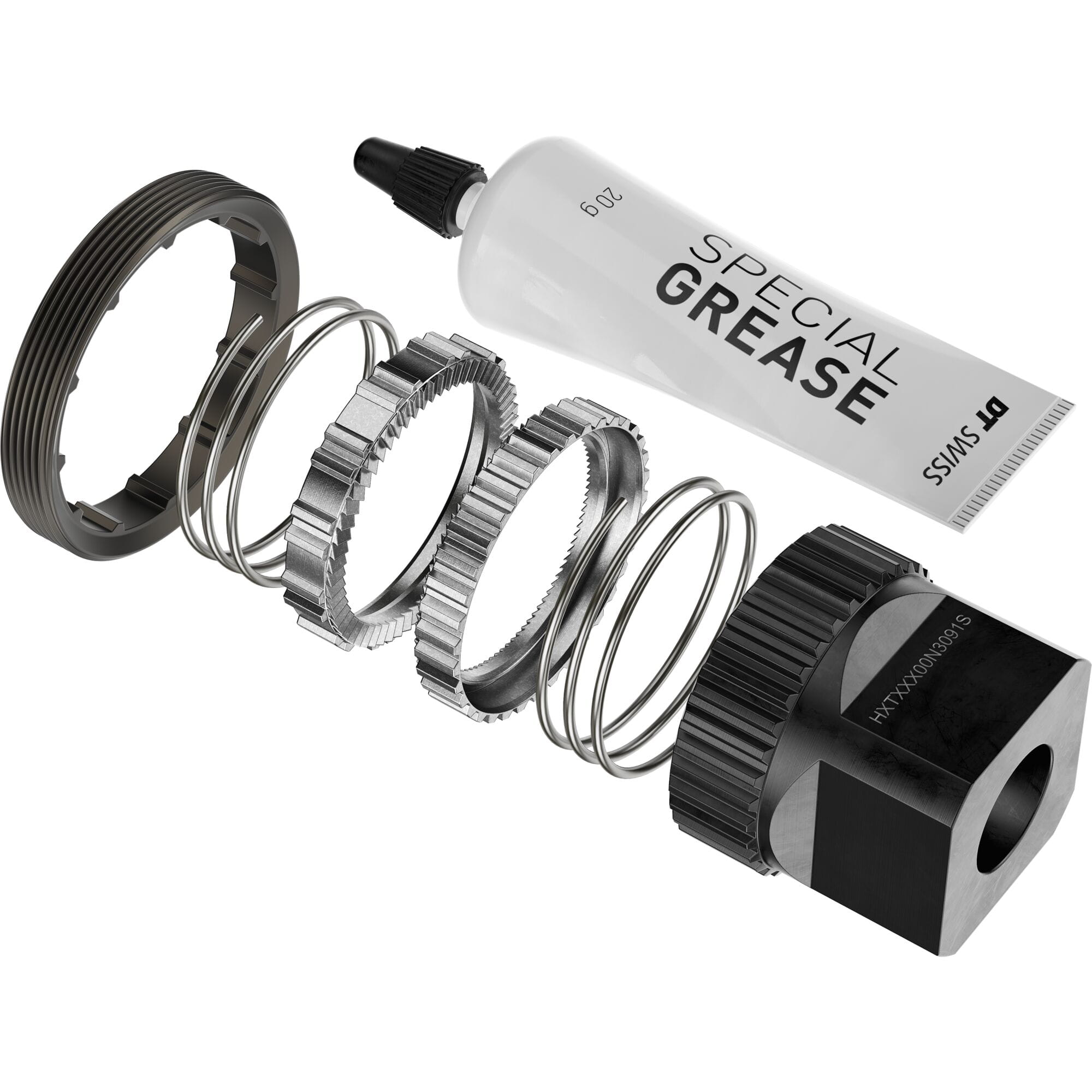 DT Swiss 60 Tooth Hybrid DEG DF Upgrade Kit for Ratchet DEG hubs, ring nut tool included