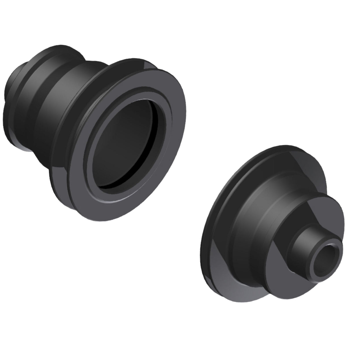 DT Swiss front wheel kit with 100mm quick release for 240 DICUT hub conversion, showing the wheel and quick release lever.
