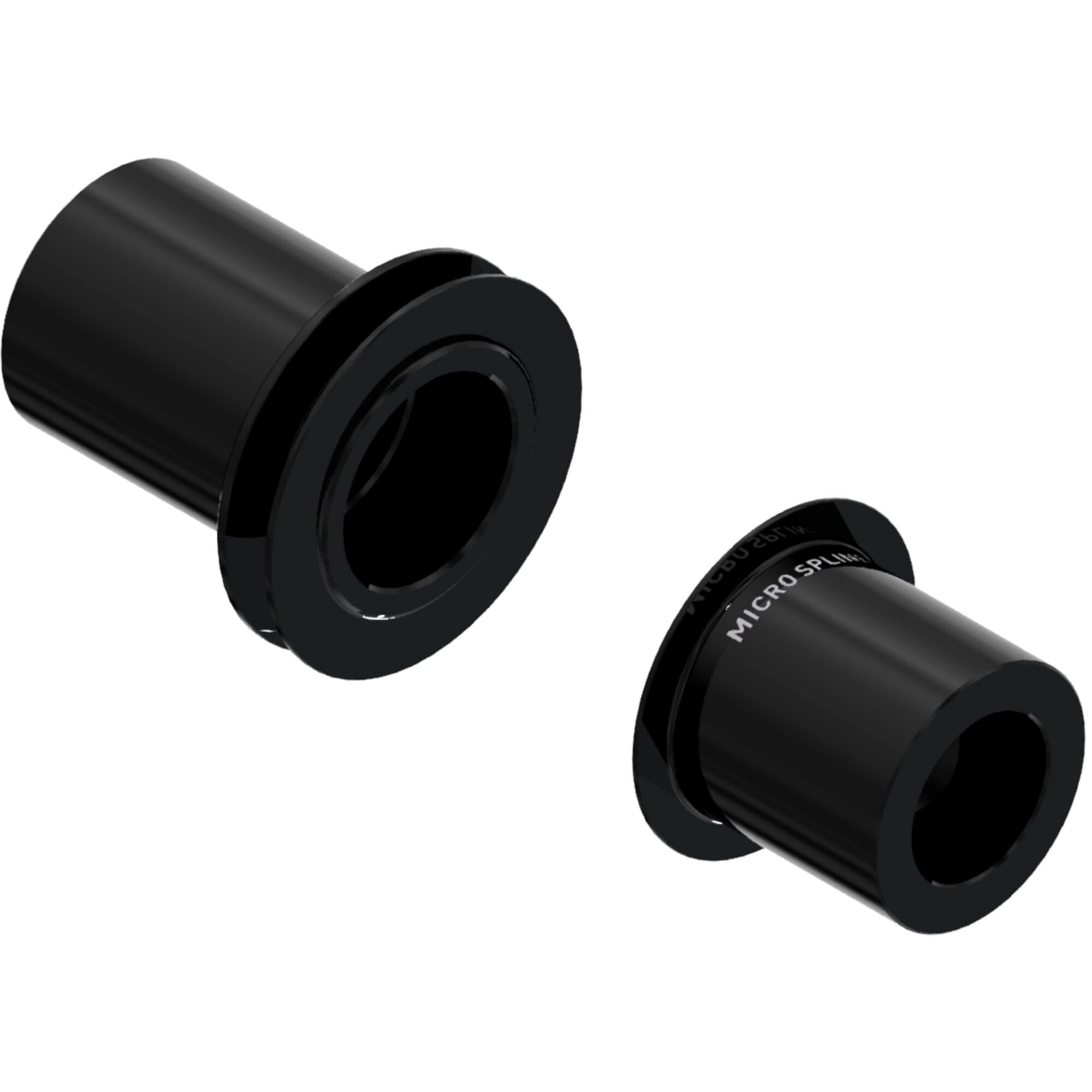 DT Swiss rear wheel kit for MTB with 12mm thru axles and MICRO SPLINE hubs, model 350/370, showing the wheel and hub components.
