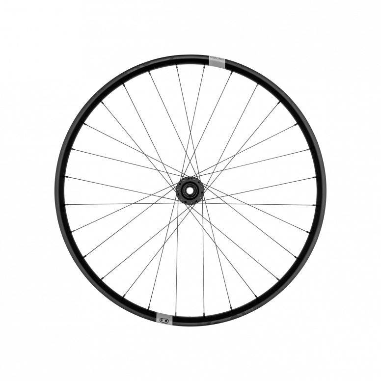 Crankbrothers Synthesis eBike front hub in black with boost spacing and 28 spoke holes, durable bike wheel component