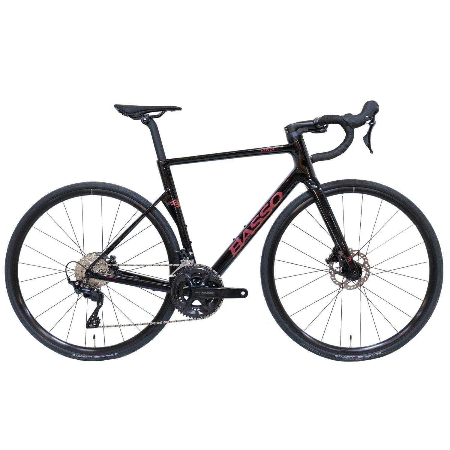 Basso Venta R 105 12x Aksium Magma Black Bike Road Bike | Swinnerton Cycles