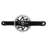 Sram Crankset Xxsl Eagle Q174 55Mm Chainline Dub Black 34T T-Type (Bb Not Included) 2022