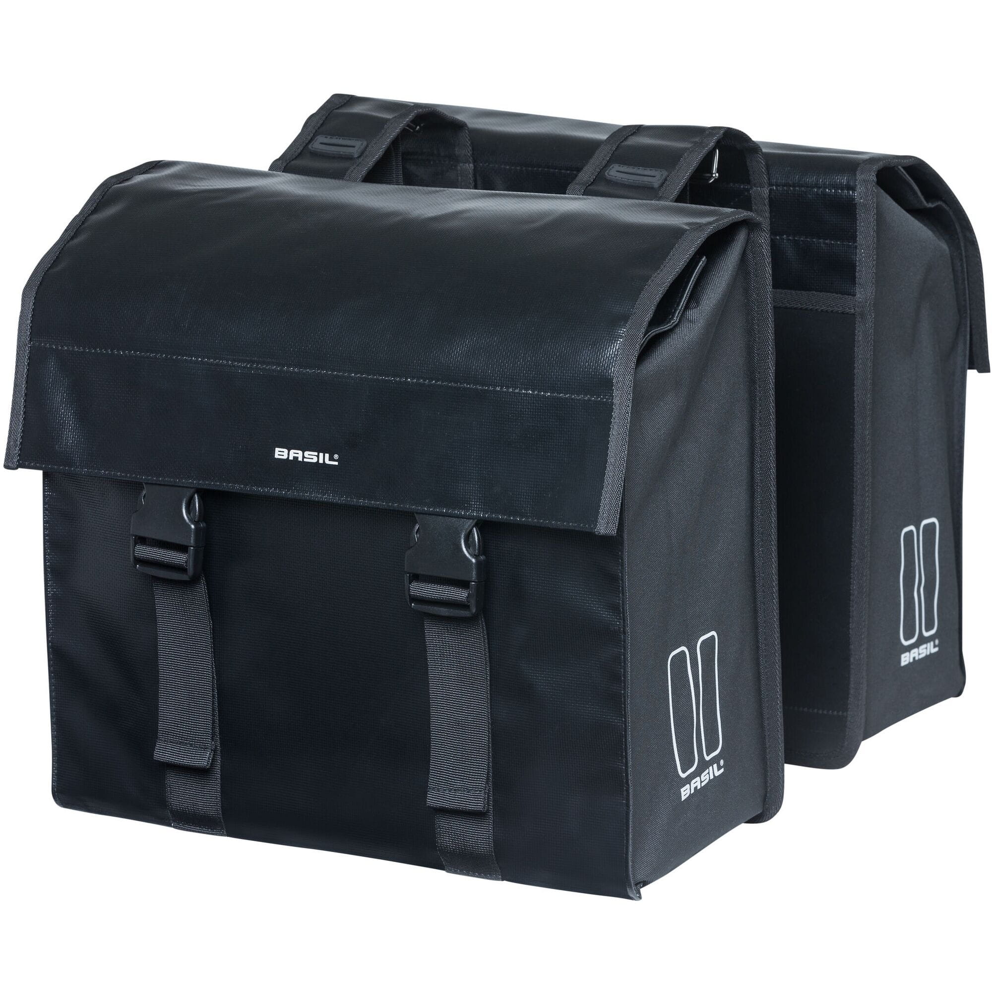 Basil Panniers & Bags - Urban Load double bag 48-53L black/black