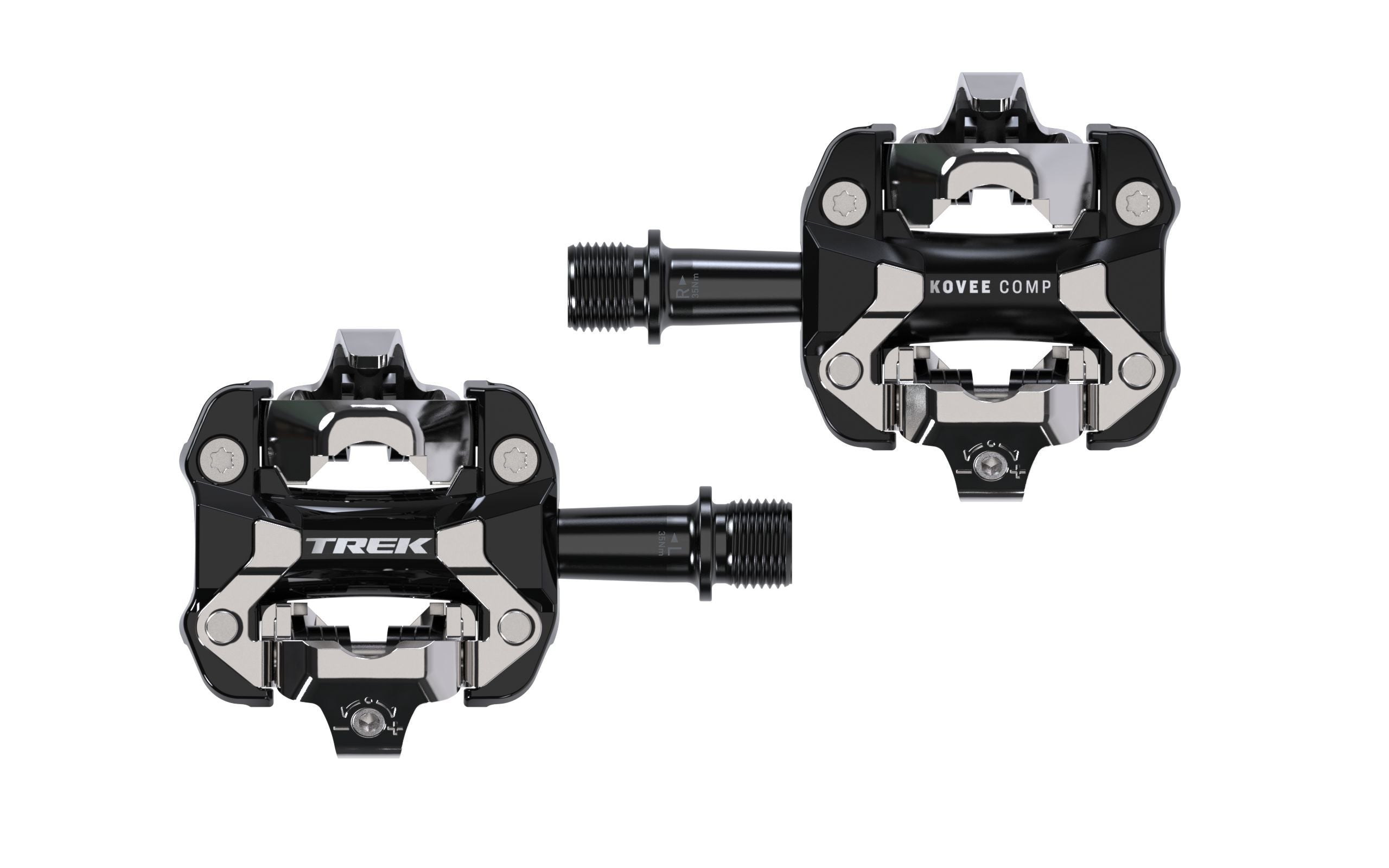 Trek Kovee Comp Clipless Pedal Set Black 9/16"(15 mm)