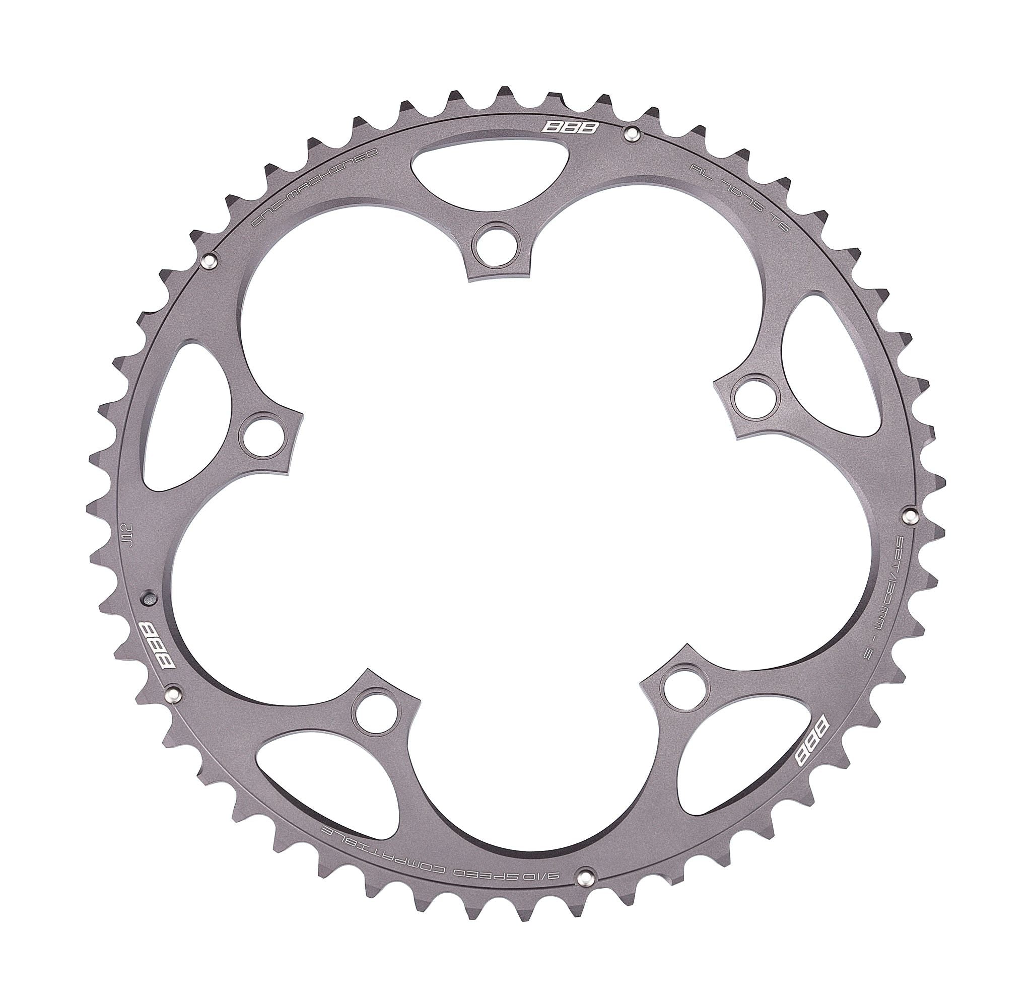 BBB Chain Ring - RoadGear 2x9/10 130BCD Chainring [BCR-11S]