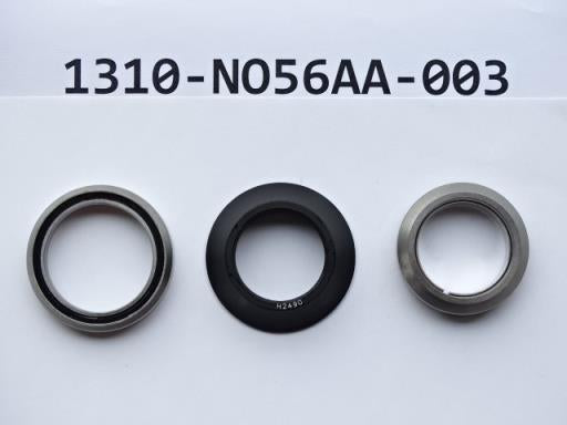 GIANT - Headset NO.56E 28.6-42-47-34 H=10.4 W/MATT BLK, AL CONICAL CAP W/O LOGO WO/CROWN RACE CRMO BEARING