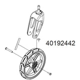 Thule Mounts & Spares - Chariot replacement stroller wheel and caster for Cross or Lite