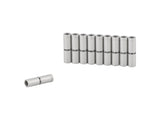 Jagwire Double Ended 4mm Ferrules Pack of 10 Grey One size