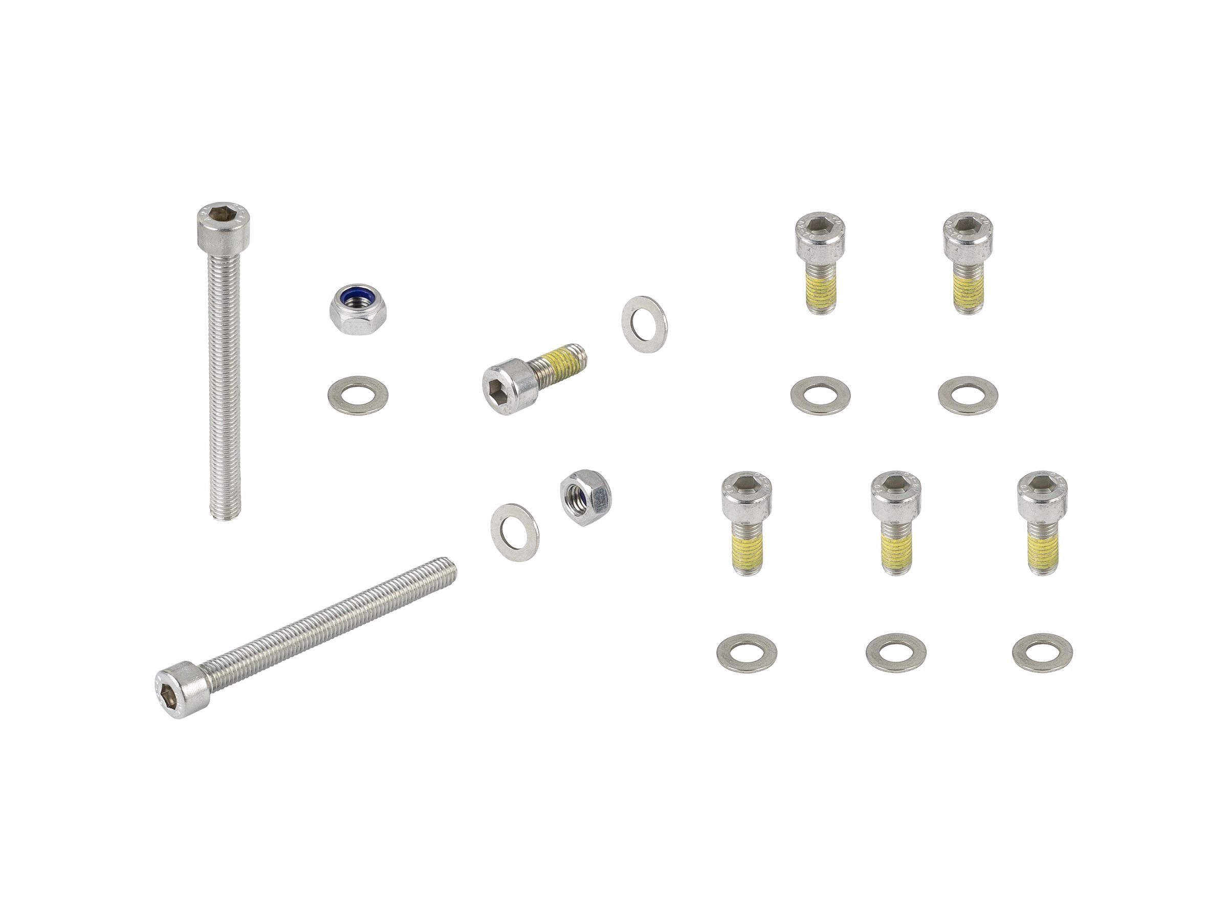 Trek Fetch+ 4 Front Steer Cable Mount Hardware Kit Chrome M8 x 20mm