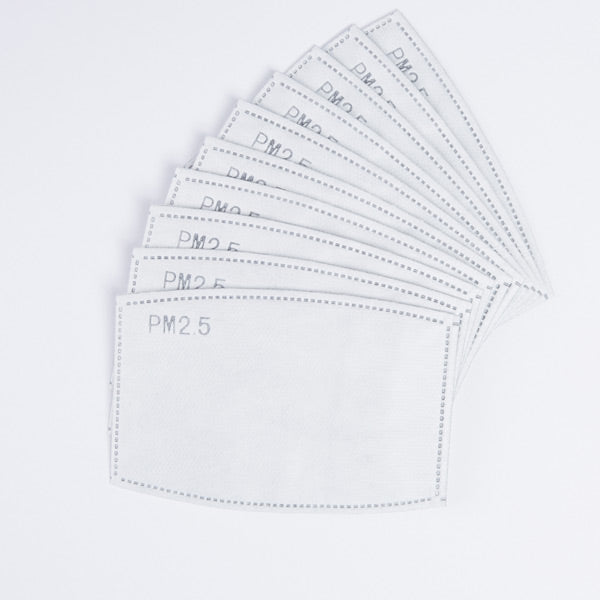 Madison Pollution Masks - Element reusable face covering disposable inserts pack of 10