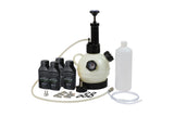 Hope Workshop bleed kit for hydraulic brake maintenance, featuring hoses, syringes, and tools for efficient brake fluid bleeding.