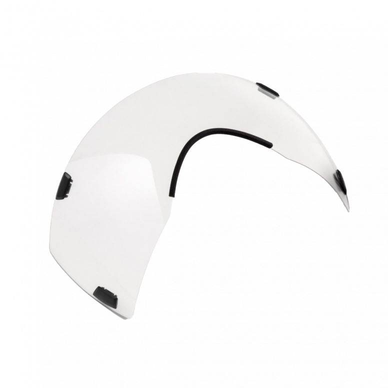 MET Codatronca Dual-Mag Clear Shield for L helmets, genuine spare part with large size, transparent protective visor.