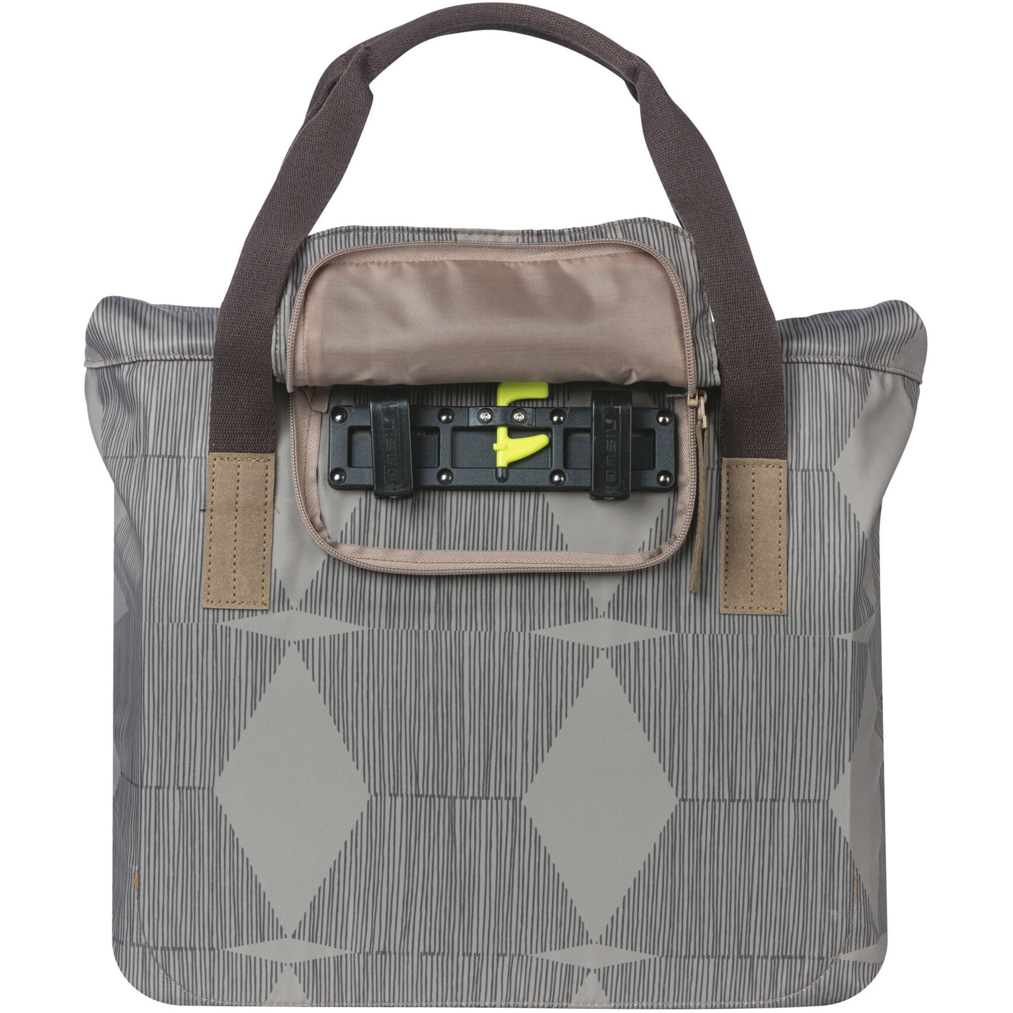 Basil Panniers & Bags - Elegance bicycle shopper 20-26L chateau taupe