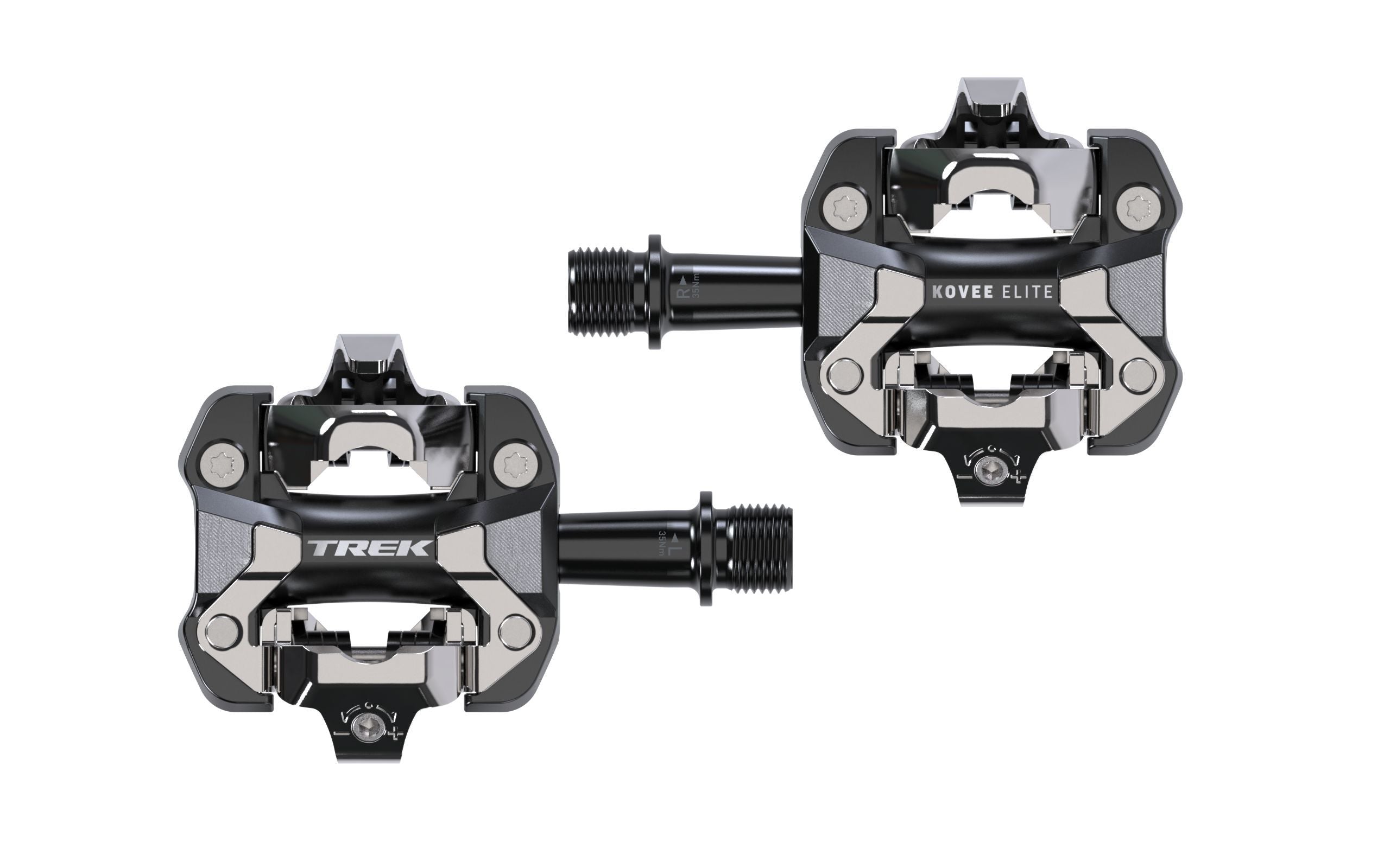 Trek Kovee Elite Clipless Pedal Set Black 9/16"(15 mm)