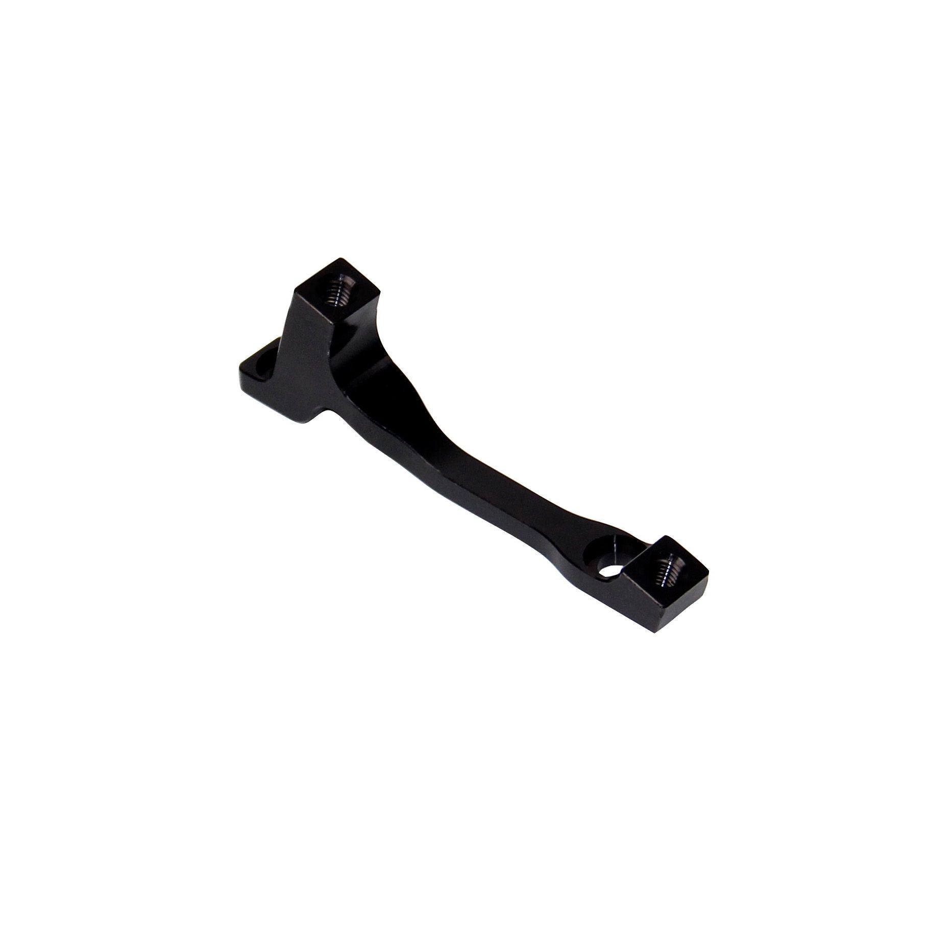 Hope Mount K-Rear Post 140 for 160mm rear brake systems, black component for bicycle brake setup.