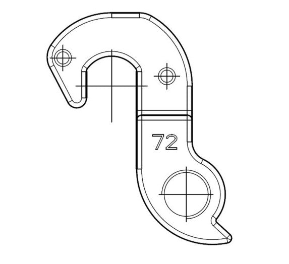 Merida  Dropout Hanger - MUK 40 (Road RD)