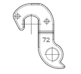 Merida  Dropout Hanger - MUK 40 (Road RD)