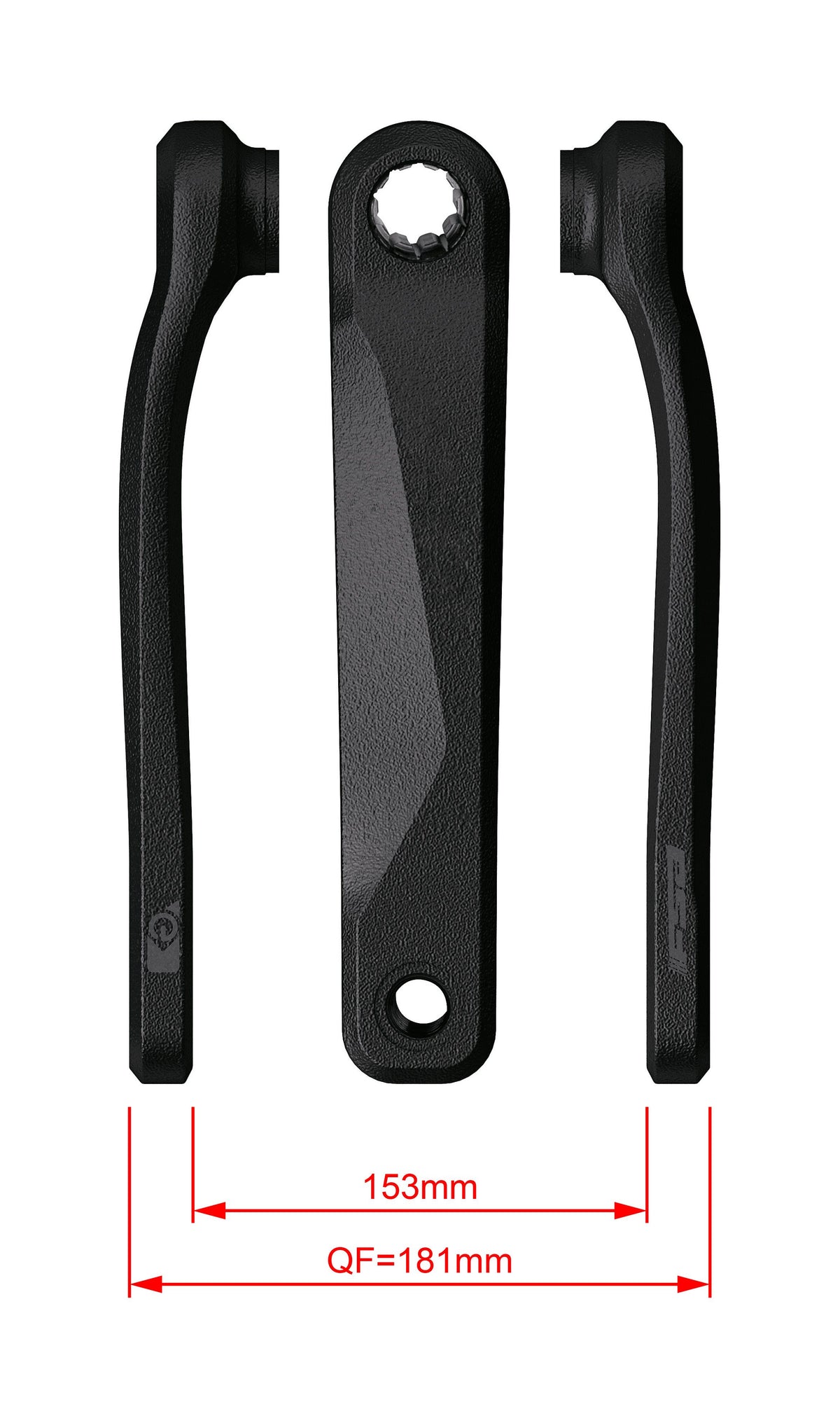 FSA Ebike Chainset CK-220 Bosch BNI 19.0mm Black