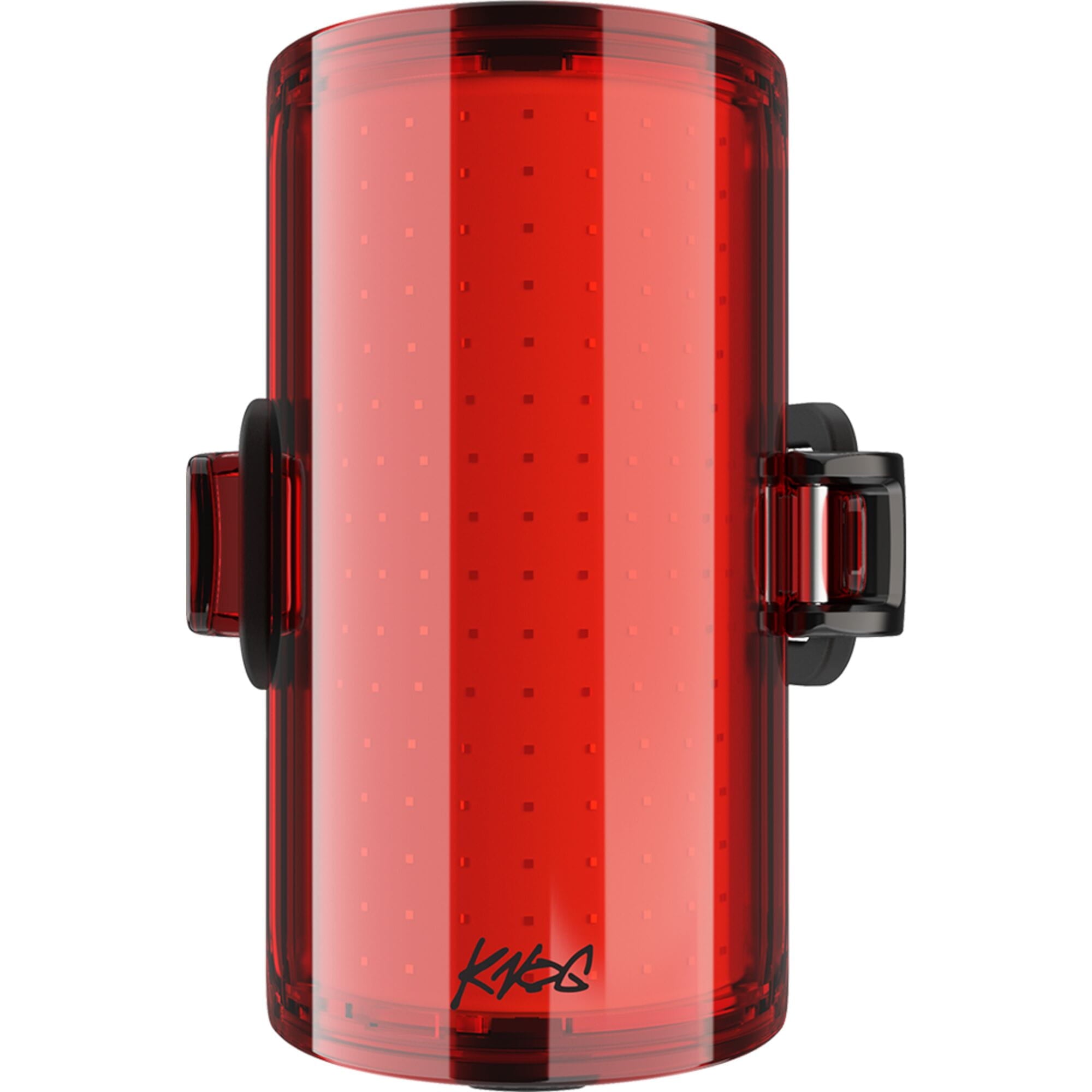 Knog Cobber Reflex rear bike light with USB-C recharge, 300 lumens, waterproof IP67, mounted on a bicycle for visibility.