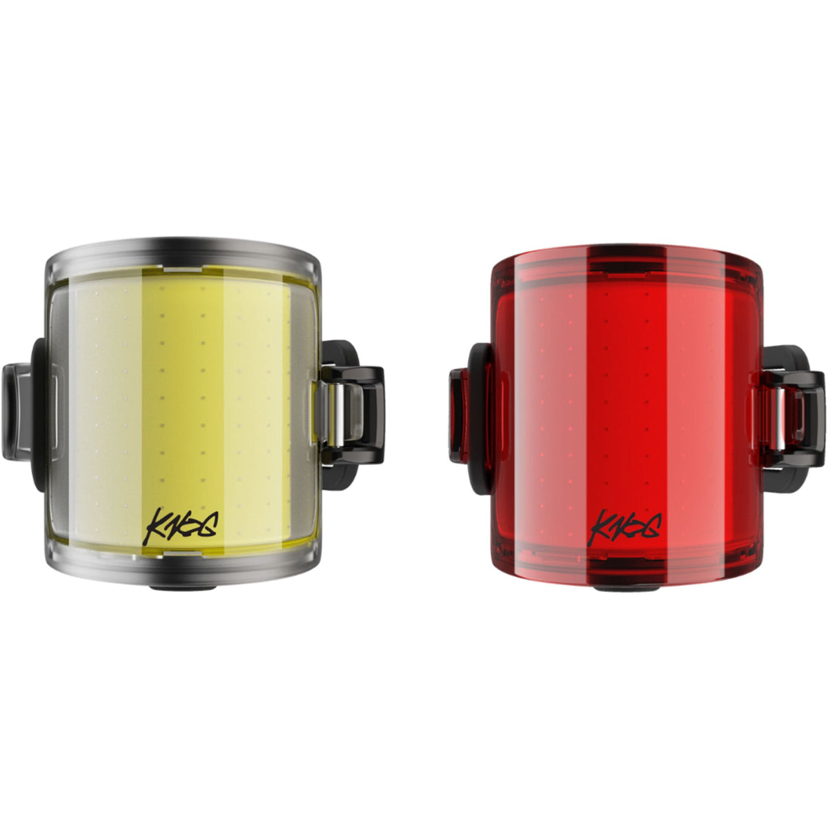 Knog Cobber Mini Twinpack bike lights with front and rear USB-C rechargeable LED bike light set, compact cycling accessories.