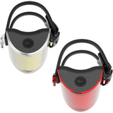 Knog Cobber Mini Twinpack bike lights set with front and rear USB-C rechargeable accessories, compact and bright for visibility.