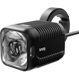 Knog Blinder E 80 StVZO front bike light with 500 lumens, waterproof IP67, designed for e-bikes, accessories in black.