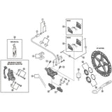 Shimano Brm985 Pad Axle & S/Ring Spares & Accessories