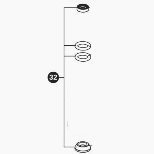 Park Tool Tool Spares - 1586K - Head Seal For INF-1 and INF-1.2