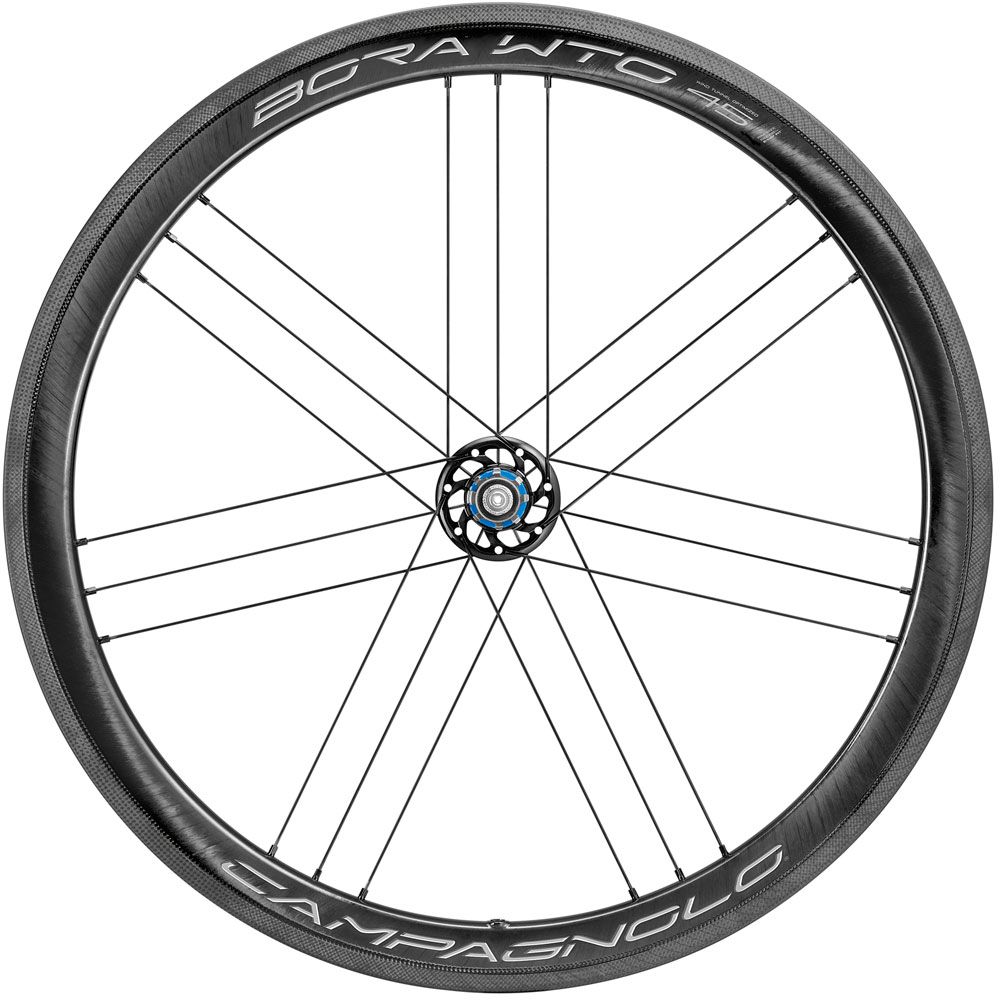Campagnolo Bora WTO 45 2-Way Tubeless Clincher Wheel Bright Label Rear Campagnolo