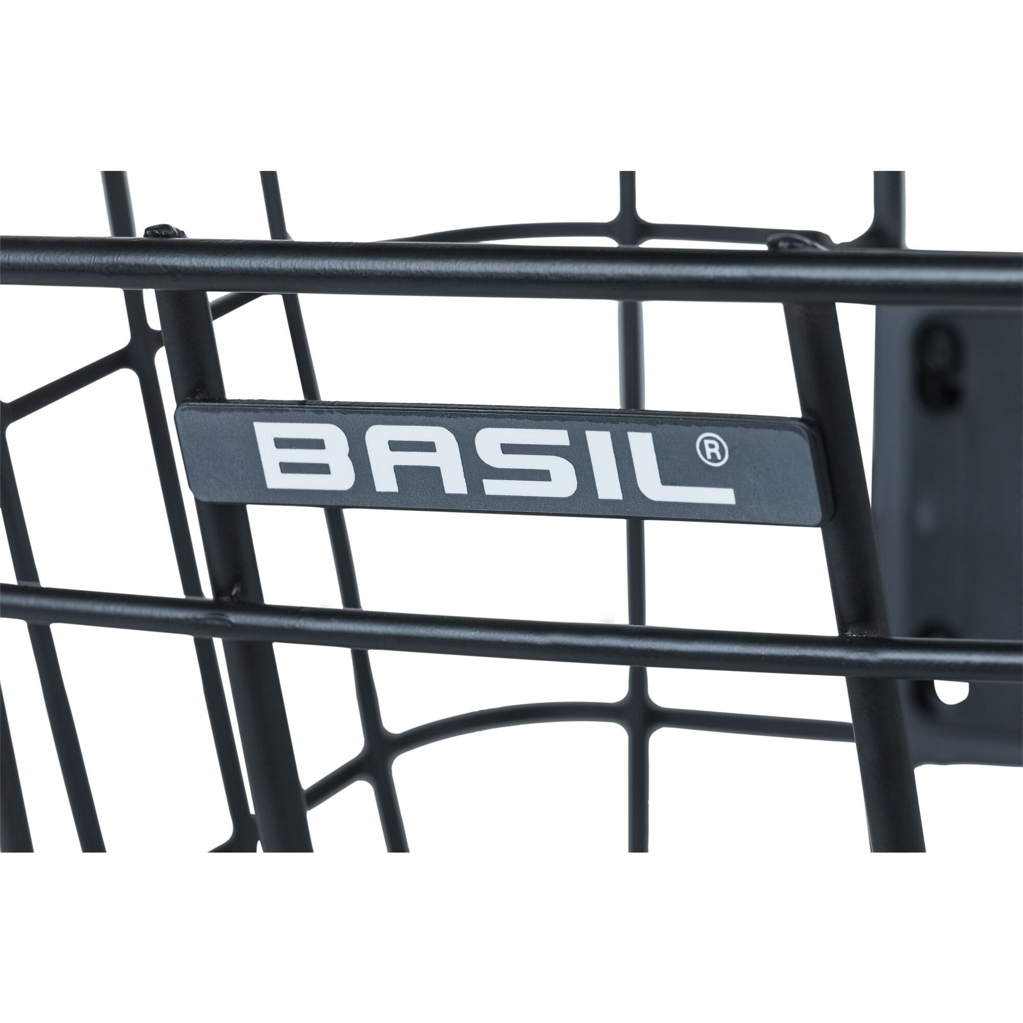 Basil Panniers & Bags - Bremen Alu KF front basket matt black