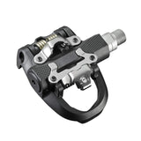 Look Indoor Dual Clipless Pedals for indoor cycling, compatible with DELTA and SPD cleats, shown mounted on a bike pedal.