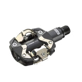 Look X-Track Race MTB pedals with SPD compatibility, adjustable tension, and mud-shedding design for mountain biking components.