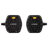 Look Trail Grip Flat Pedals with Vibram technology for mountain biking, showing textured pedal surface and durable component design.