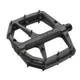 Look Trail Roc Plus flat MTB pedals with adjustable pins, durable components designed for mountain biking performance.