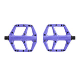 Look Trail Fusion flat MTB pedals with wide platform and replaceable pins, designed for mountain biking components.