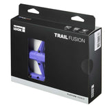 Look Trail Fusion flat MTB pedals with wide platform and replaceable pins, showcasing durable design and textured grip surface.